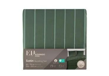Satīna gultas veļas komplekts 200x220/2x50x70cm