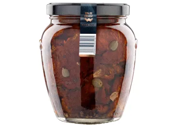 Saulē kaltēti tomāti ar kaperiem WELL DONE PREMIUM 530g