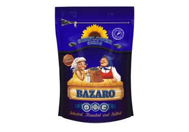 Saulespuķu sēklas ar sāli BAZARO 300g