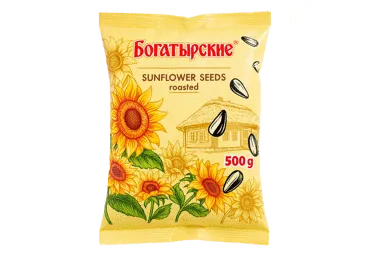 Saulespuķu sēklas BOGATIRSKIE 500g