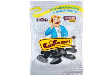 Saulespuķu sēklas sālītas grauzdētas 100g, San Sanych