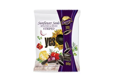 Saulespuķu sēklas Yes ar siera garšu 90g