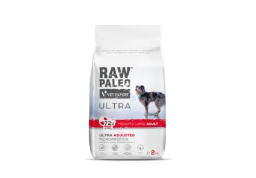 Sausā barība suņiem Ultra ar liellopa gaļu RAW PALEO 2kg