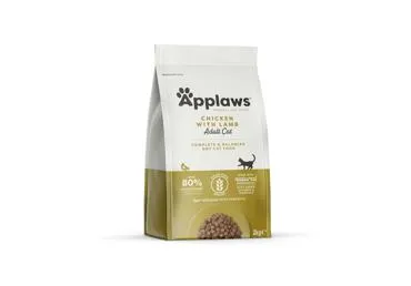 Sausā kaķu barība ar vistas-jēra gaļu APPLAWS 2kg
