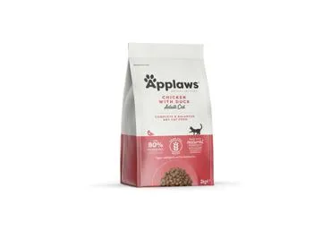 Sausā kaķu barība ar vistu un pīli APPLAWS 2kg