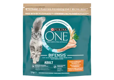 Kaķu barība One Adult ar vistu, sausā 1,5kg