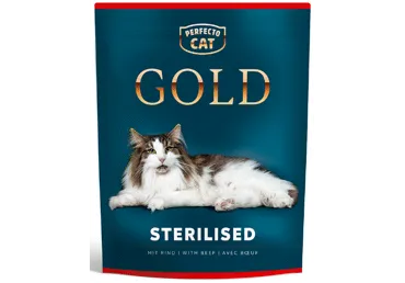 Sausā kaķu barība Perfecto Cat Gold steril 800g