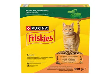 Sausā kaķu barība vista-dārzeņi FRISKIES 800g