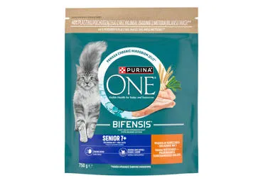 Sausā kaķu barība vista ONE Senior 750g