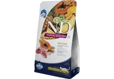 Sausā kaķu bar.jēra Tropical N&D 1,5kg