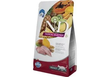 Sausā kaķu bar.vistas Tropical N&D 1,5kg