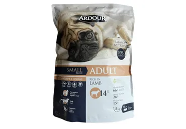 Sausā suņu barība ARDOUR maziem suņiem jēra 1,5kg