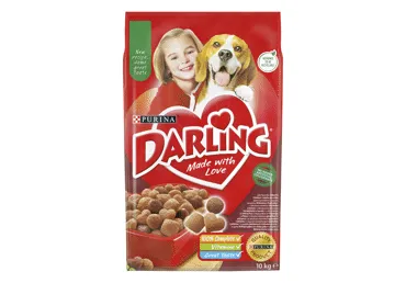 Sausā suņu barība DARLING (liellopu)10kg