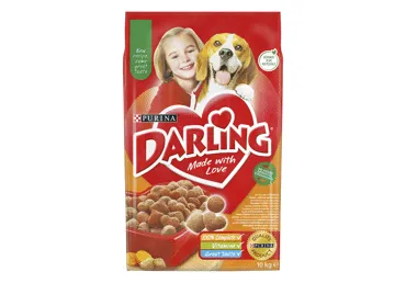Sausā suņu barība DARLING vistas 10kg