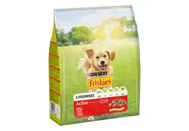 Sausā suņu barība FRISKIES Active liellopu 3kg