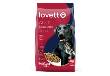 Sausā suņu barība LOVETT liellopu 10kg