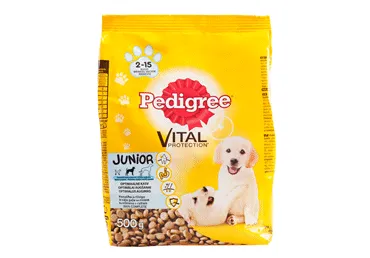 Sausā suņu bar.PEDIGREE JUN.cāļa g.500g
