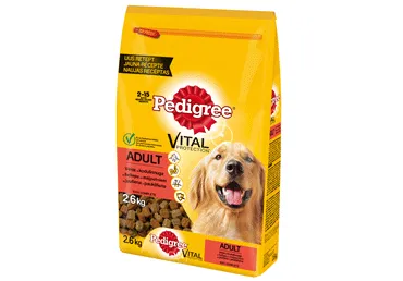 Sausā suņu bar.PEDIGREE liel/majp.2.6kg
