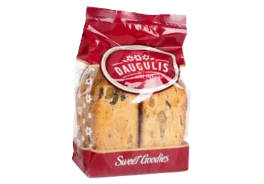 Sausiņi Ekstra ar rozīnēm un ananāsu gabaliņiem DAUGULIS 230g