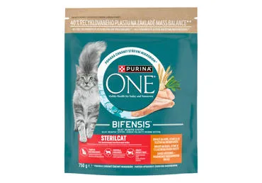 Sausā kaķu barība vistas ONE Sterilcat 750g