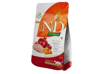 Saus.kaķ.bar.paipala un granāt.N&D 1,5kg