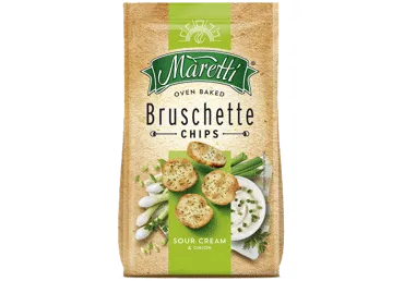 Sausmaizītes MARETTI ar skābā krējuma un sīpolu garšu 70g