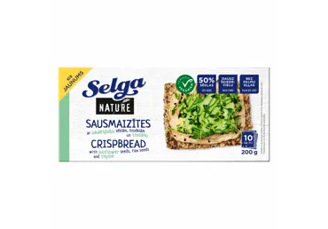 Sausmaizītes Nature ar timinu un sēklām Selga 200g