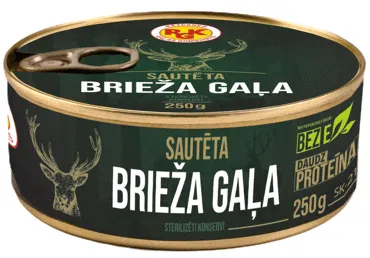 Sautēta brieža gaļa RGK 250g