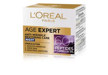 Sejas krēms L'OREAL Age Expert nakts 60+ 50ml