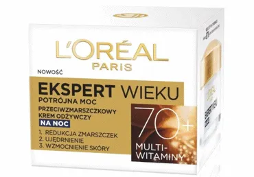 Sejas krēms L'OREAL Age Expert nakts 70+ 50ml