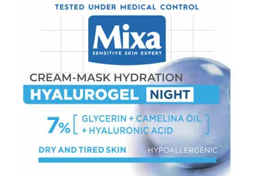 Sejas krēms MIXA Hyalurogel nakts 50ml