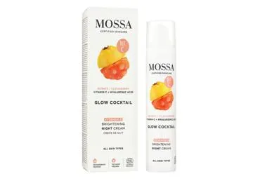 Sejas krēms MOSSA ​Glow Cocktail nakts 50ml