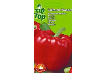 Sēklas: Paprika CALIFORNIA WONDER gab.