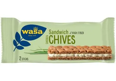 Sendvičs ar siera garšu maurloku pildījumu WASA 37g