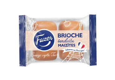 Sendviču maizītes Brioche FAZER 160g