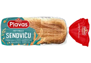 Sendviču sēklu tostermaize PĻAVAS 525g