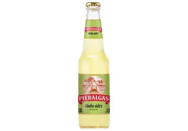 Sidrs PIEBALGAS Ābolu, pussauss, 5%, stiklā, 0.33l (DEP)