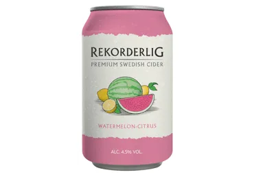 Sidrs REKORDELIG arbūzu citronu 4,5%0,33L D