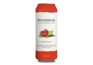 Sidrs REKORDERLIG Zemeņu-laima 4,5% 0,5L sk.D