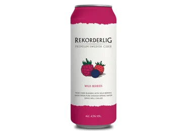 Sidrs REKORDERLING Meža zemeņu 4,5% 0,5L sk.D