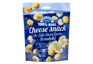 Siera kraukšķi ar zilā siera garšu 60g, Smiltene