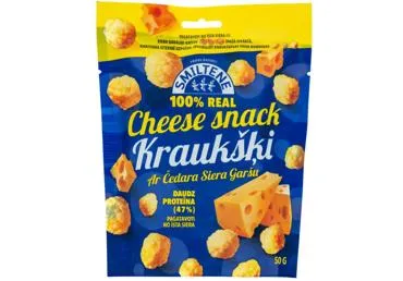 Siera kraukšķi SMILTENE Čederas siera 50g