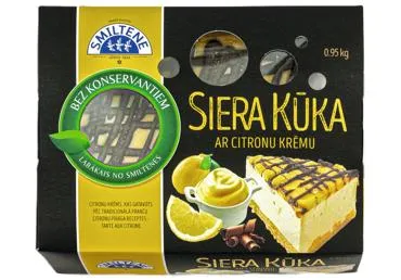 Siera kūka ar citronu krēmu SMILTENE 950g