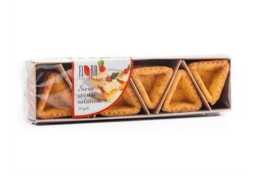 Siera stūrīši salātiem FLORA, 115g