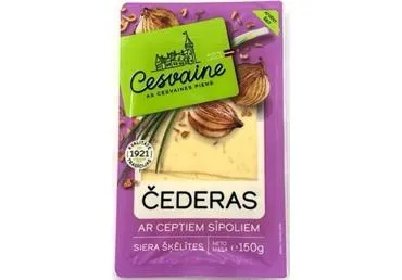 Siers ar ceptiem sīpoliem šķēlītes 150g