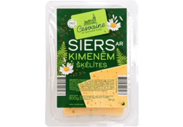 Siers Cesvaines piens ar ķimenēm šķēlītes 150g