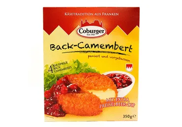 Siers cepšanai Camembert ar dzērvenēm COBURGER 350g