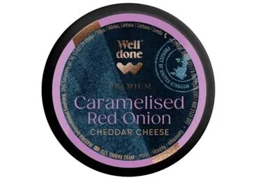 Siers Cheddar WELL DONE PREMIUM ar sīpoliem 200g