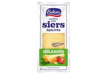 Siers Baltais Holandes šķēlītēs 500g