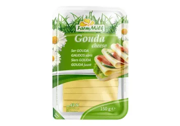 Siers Holandes FARM MILK 45% šķēlēs 150g